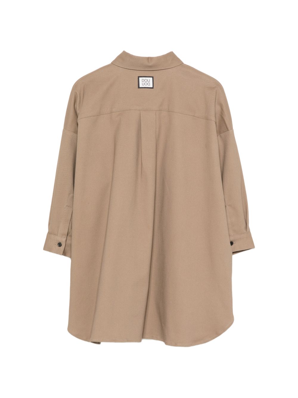 Abito per bambina Douuod Kids beige con colletto classico DZ1B10 G0073 343 DOUUOD KIDS