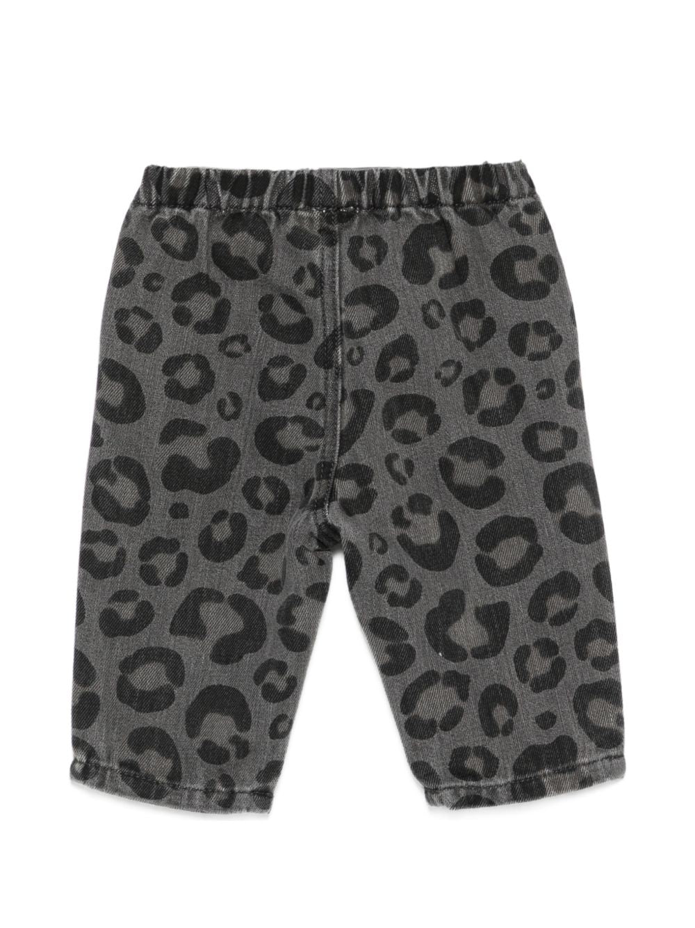 Shorts per neonato Douuod Kids grigio con stampa leopardata all-over DZ6500 Z4163 924BG DOUUOD KIDS