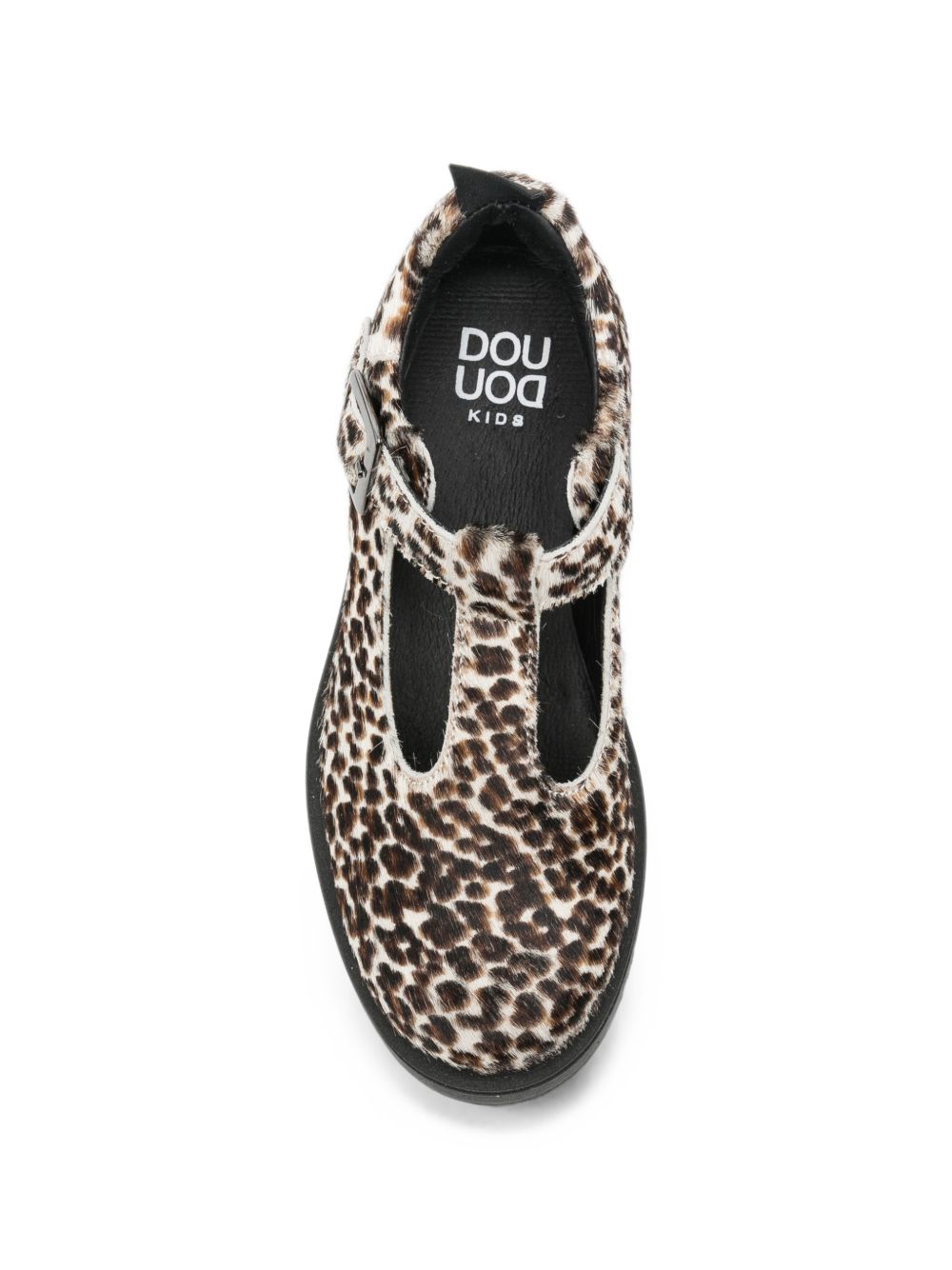Mocassini per bambina Douuod Kids beige con stampa animalier IDEC591 MACULATO DOUUOD KIDS