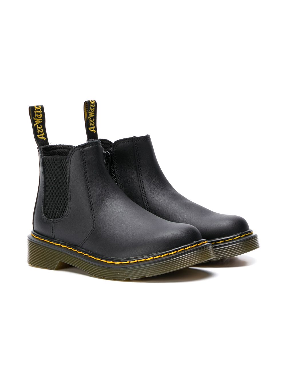 Stivali Chelsea Dr. Martens Kids neri con punta tonda 16708001 BLACK Dr martens kids