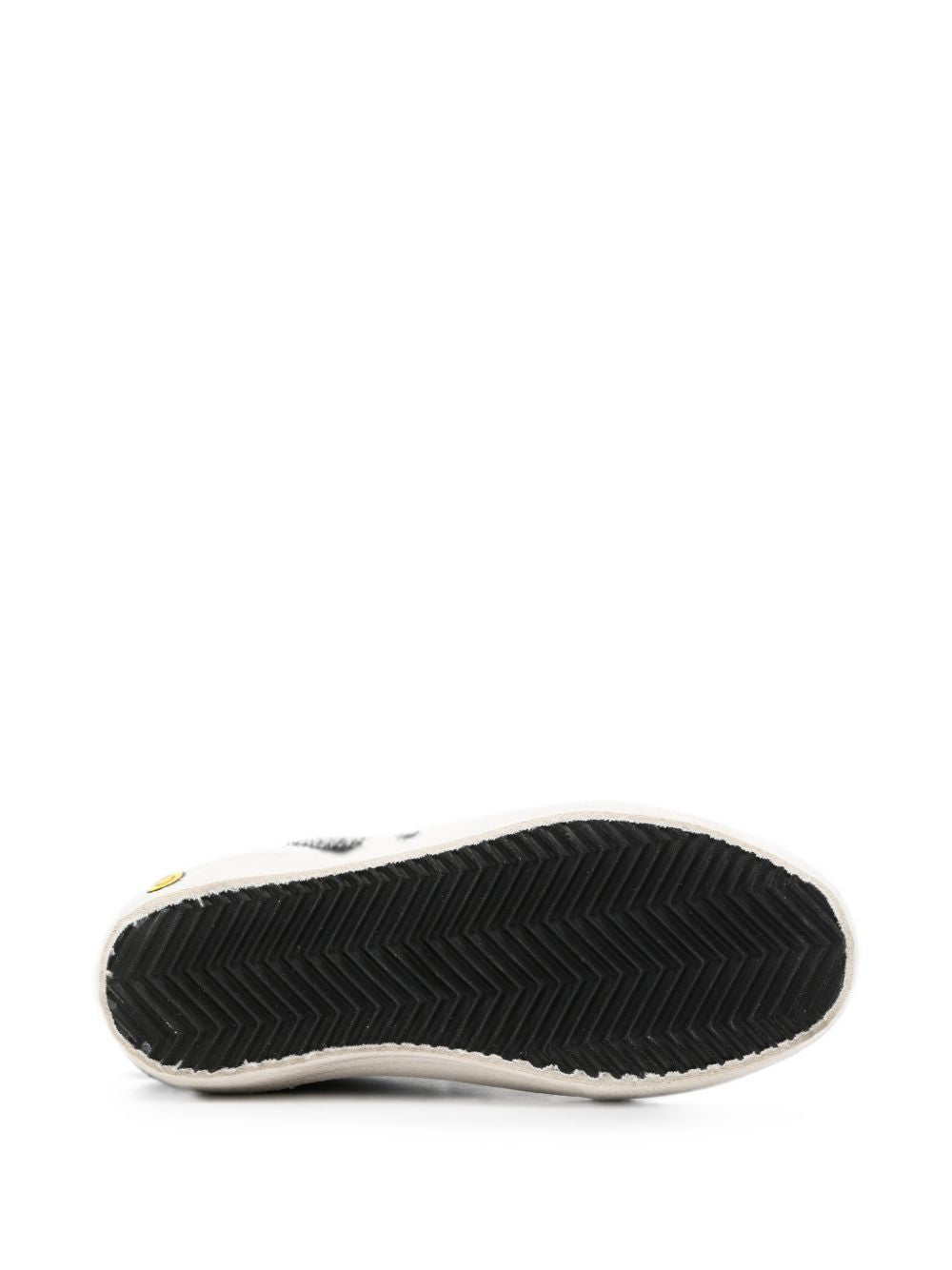 Sneakers per bambina Goolden Goose Kids nera con stella glitterata<BR/> F00107F008661 90100 GOLDEN GOOSE KIDS