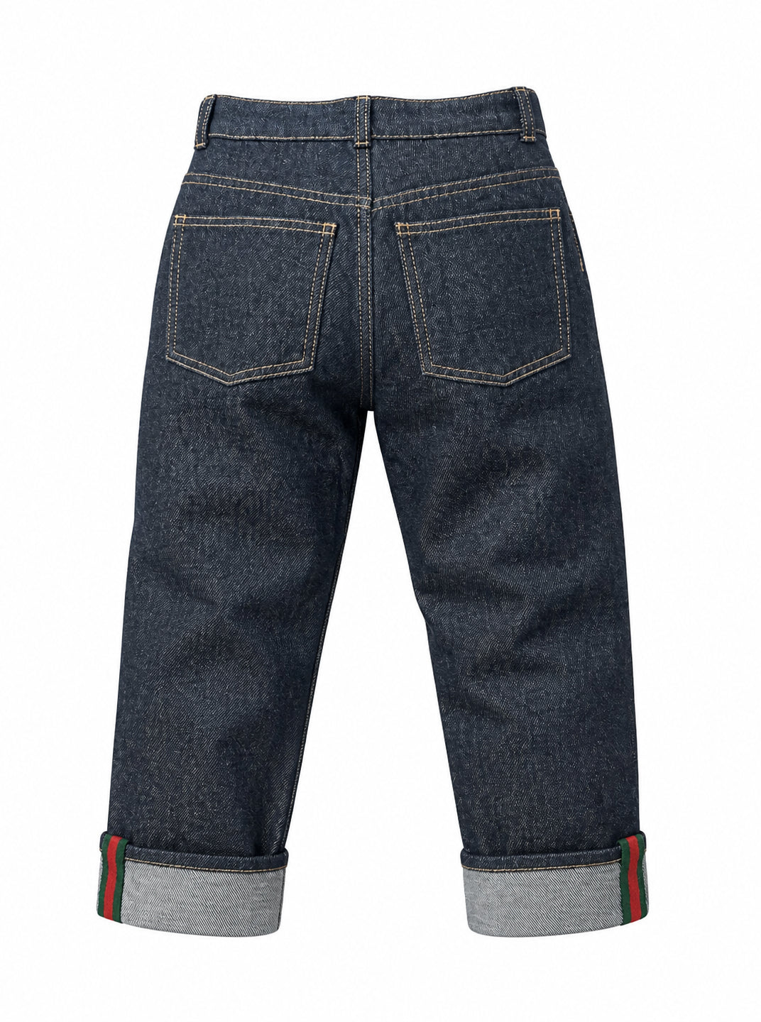 Jeans per bambino Gucci Kids in denim con orlo risvoltato 826644XDDGN 4759 GUCCI KIDS