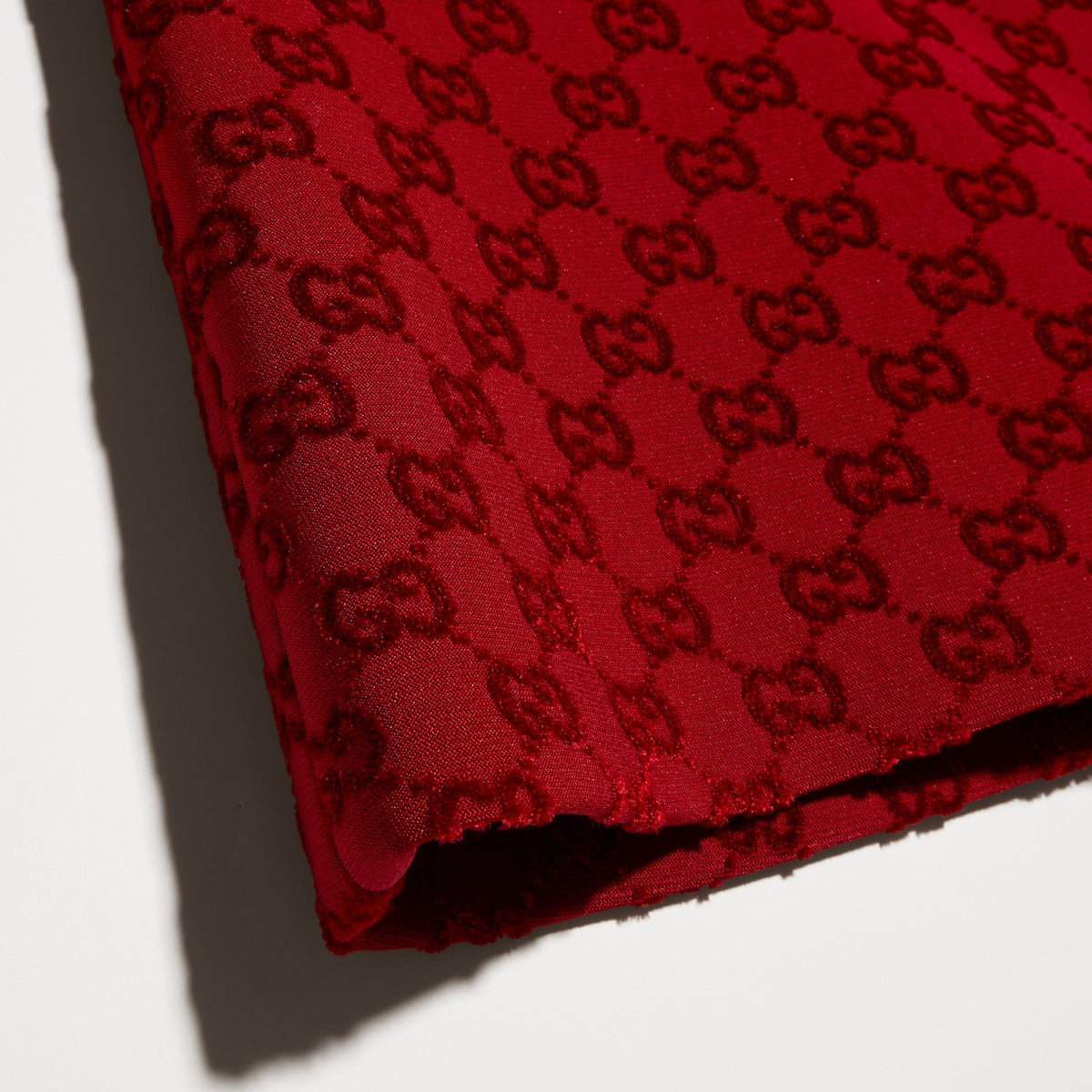 Gonna per bambina Gucci Kids rossa con logo GG all-over 828852XJHD5 6062 GUCCI KIDS