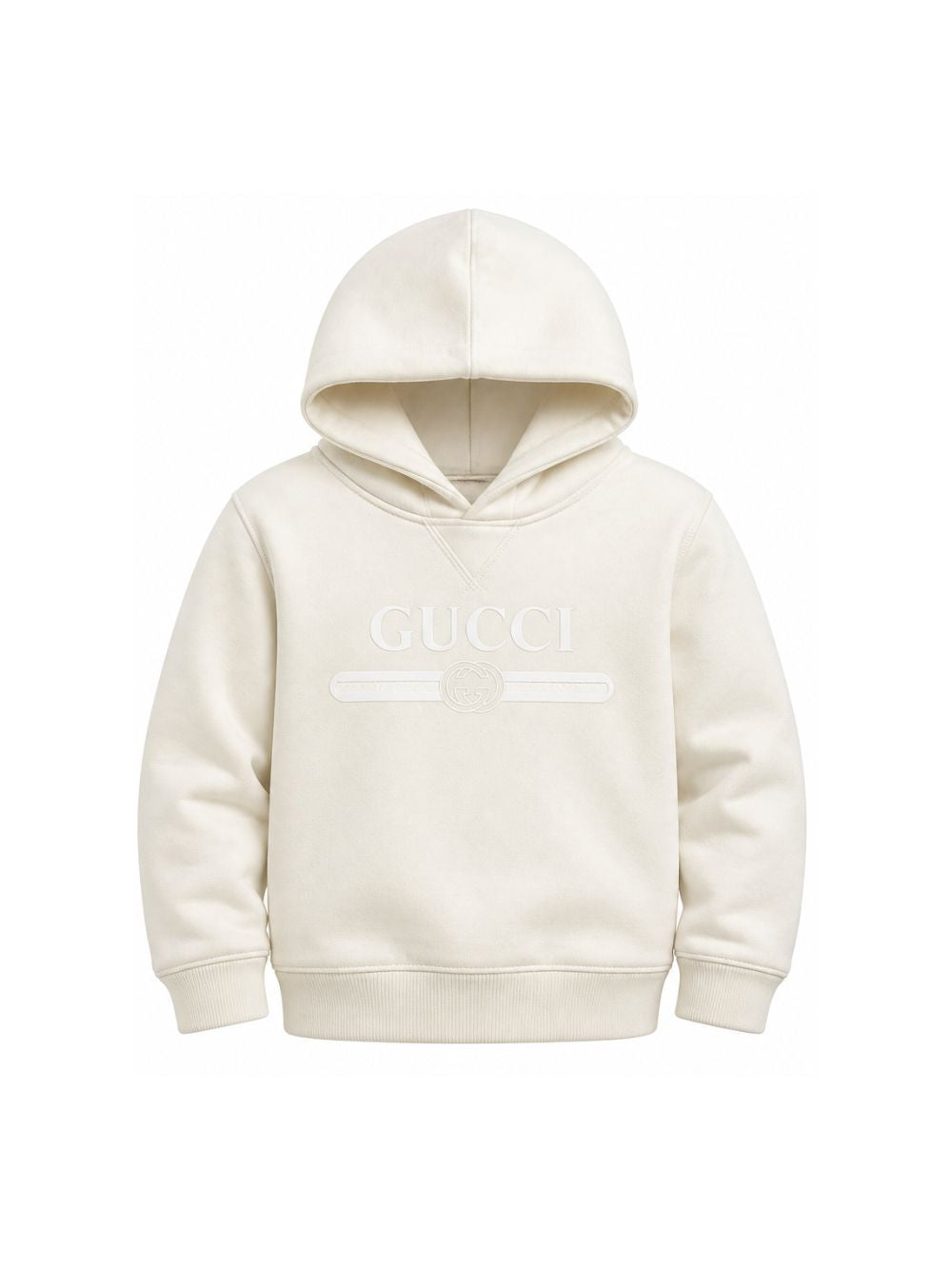 Felpa per bambini Gucci Kids bianca con logo sul davanti 855554XJHXM 9043 GUCCI KIDS