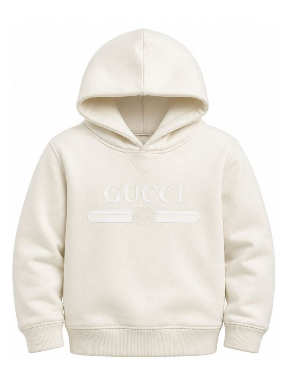 Felpa per bambini Gucci Kids bianca con logo sul davanti 855554XJHXM 9043 GUCCI KIDS