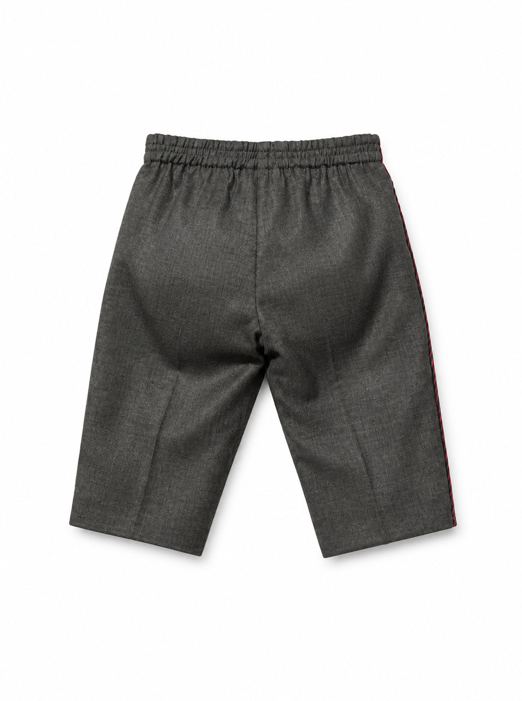 Pantaloni per neonato Gucci Kids grigi con dettaglio nastro Web laterale 863993XWA84 1089 GUCCI KIDS