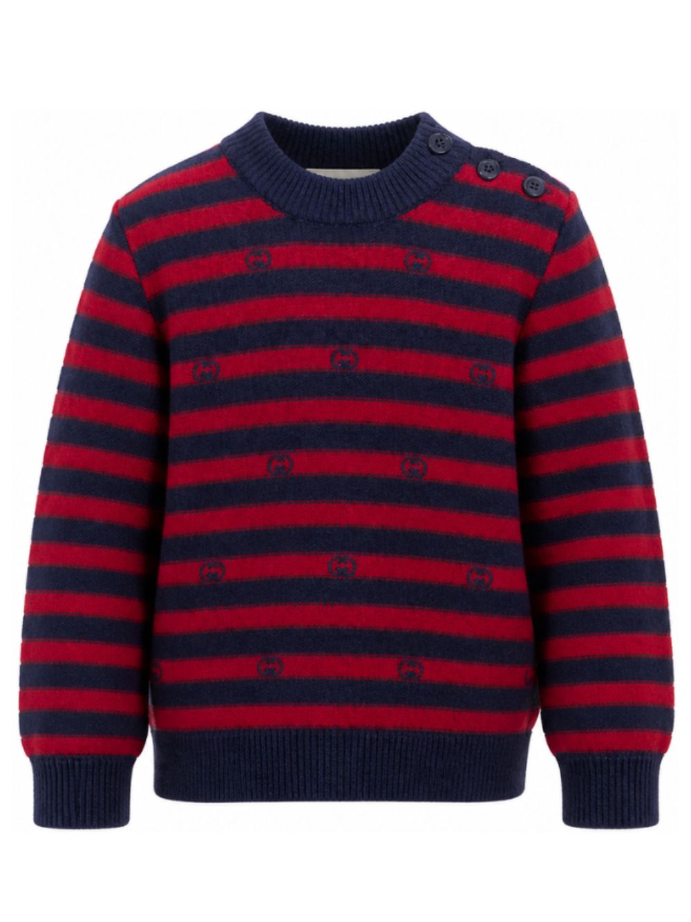 Maglione per bambino Gucci Kids multicolore con ricamo GG all-over 865709XKFH8 4011 GUCCI KIDS