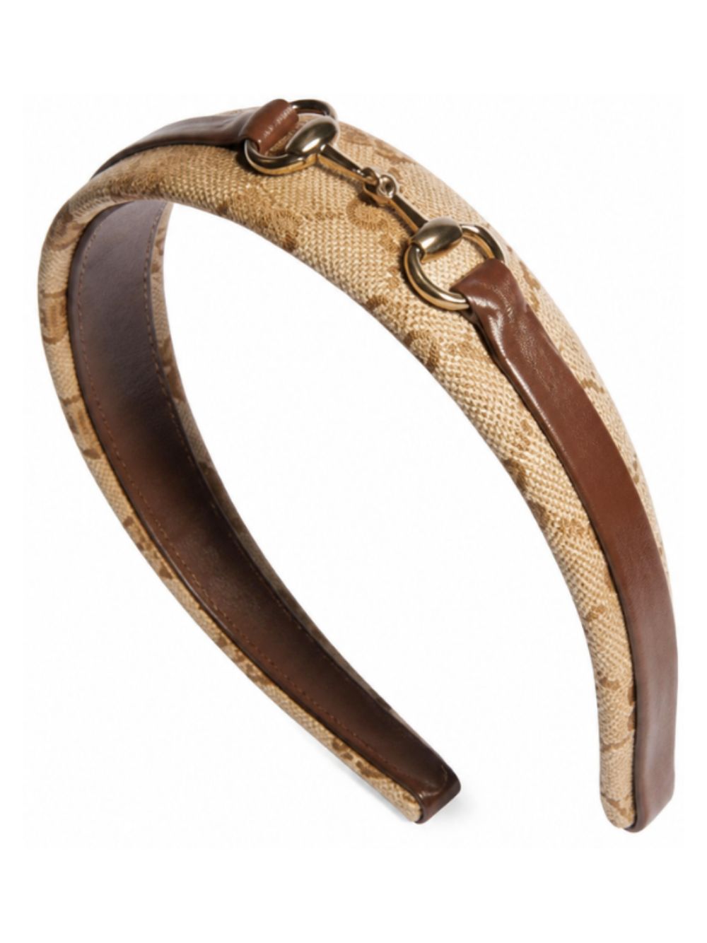 Cerchietto per capelli per bambina Gucci Kids beige con dettaglio con fibbie 8684304HBJ7 2064 GUCCI KIDS