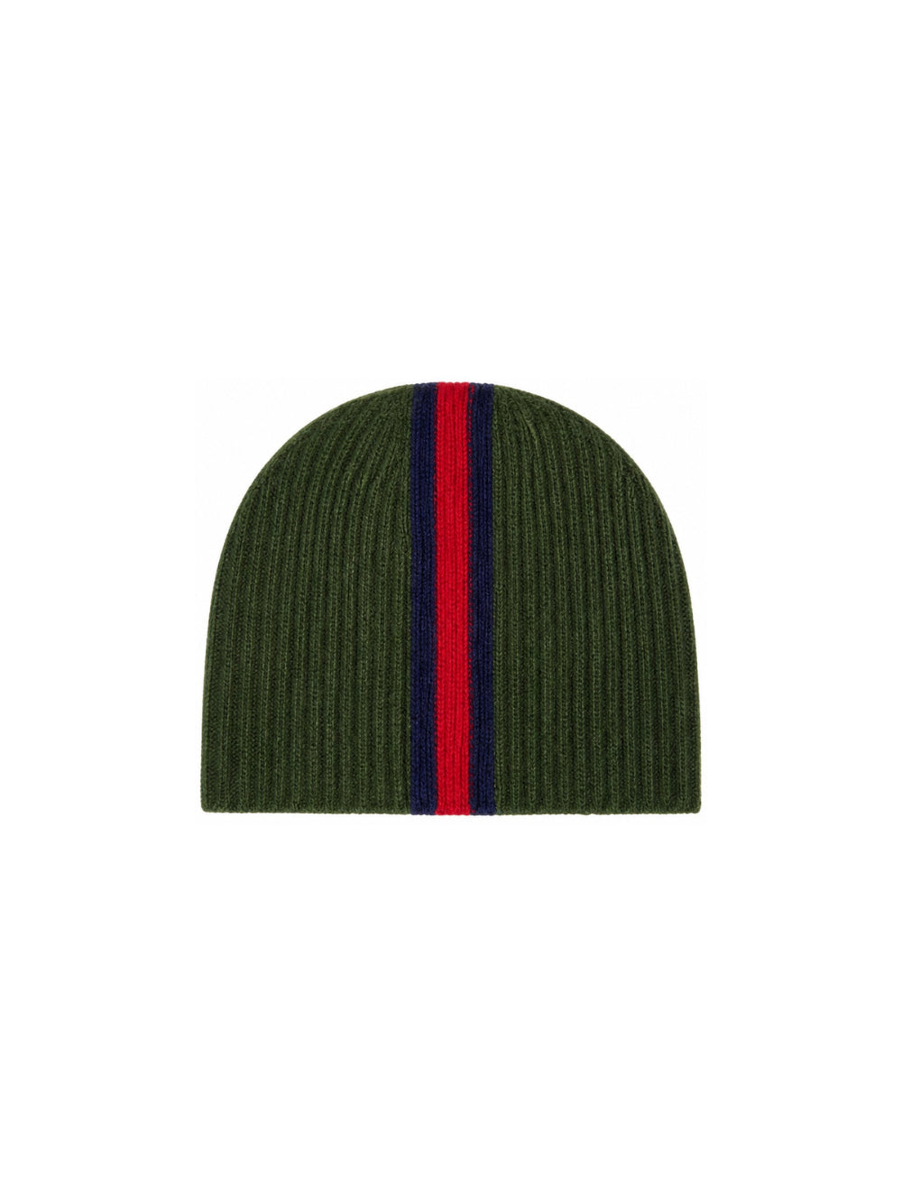Cappello per bambino Gucci Kids verde con nastro Web blu e rosso 8710214KADM 3268 GUCCI KIDS