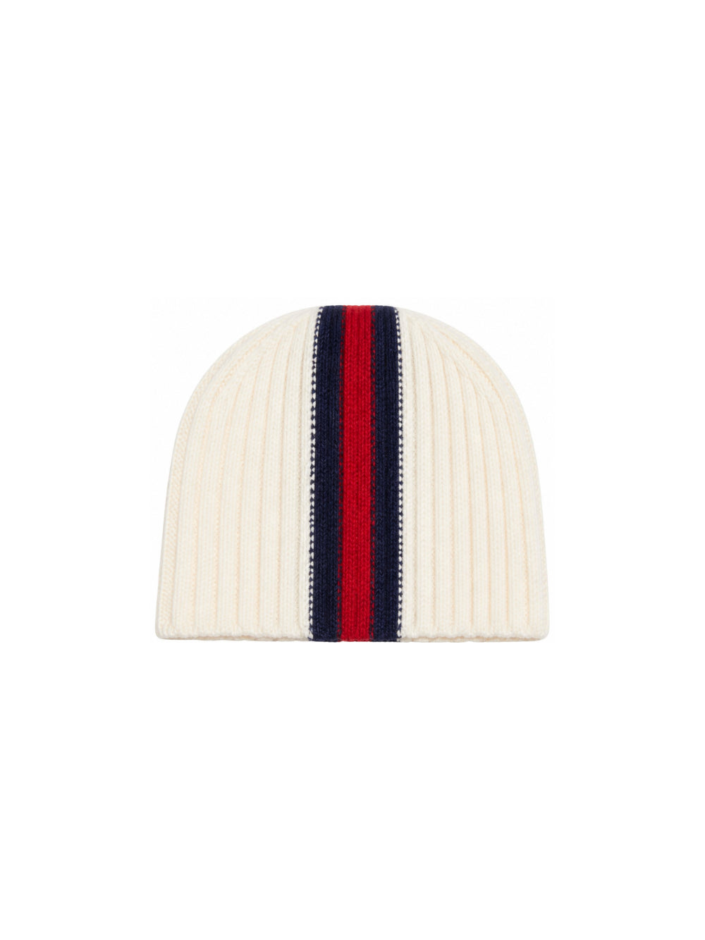 Cappello per neonato Gucci Kids bianco con nastro Web rosso e blu 8710253KACH 9268 GUCCI KIDS