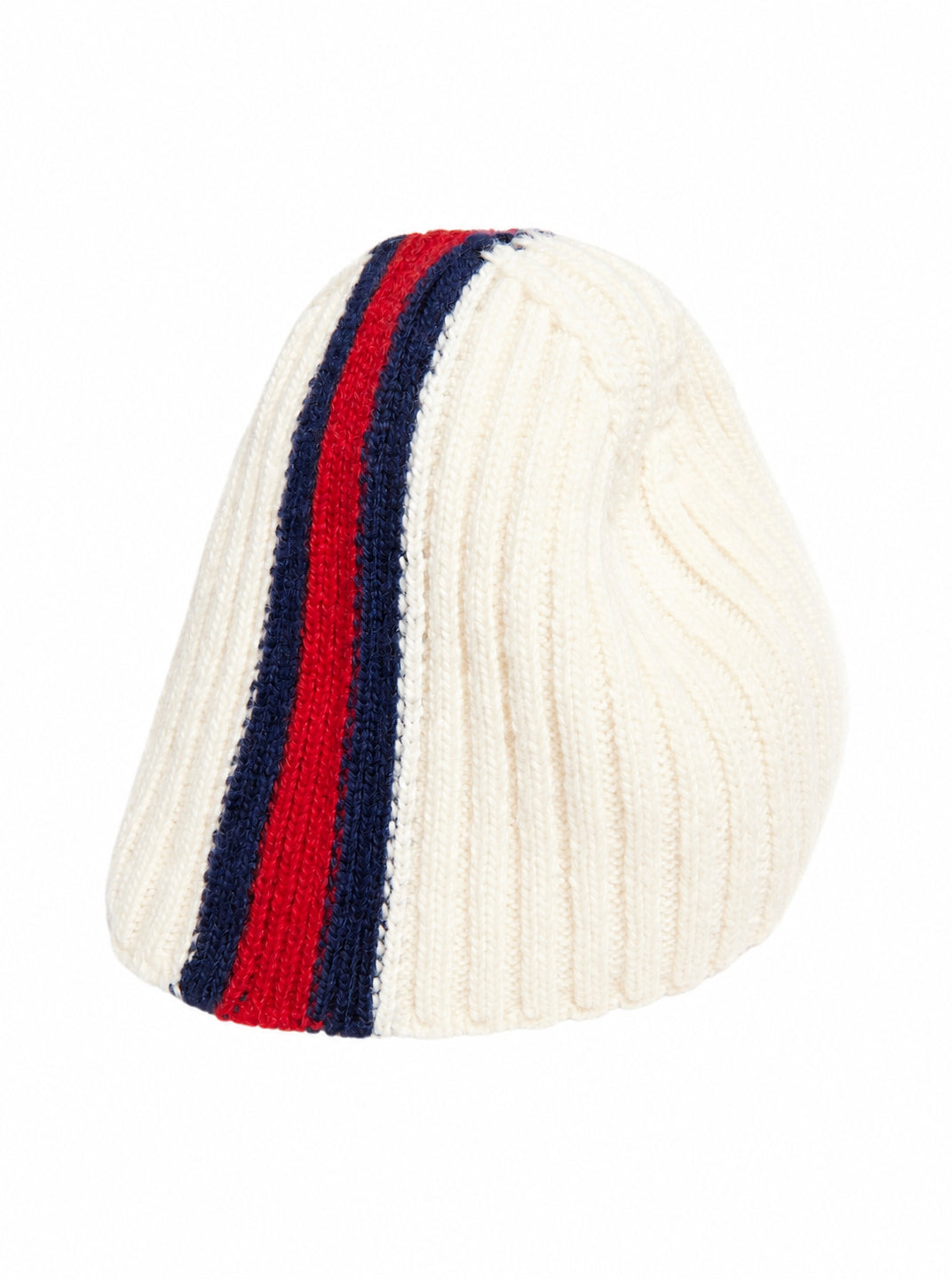 Cappello per neonato Gucci Kids bianco con nastro Web rosso e blu 8710253KACH 9268 GUCCI KIDS