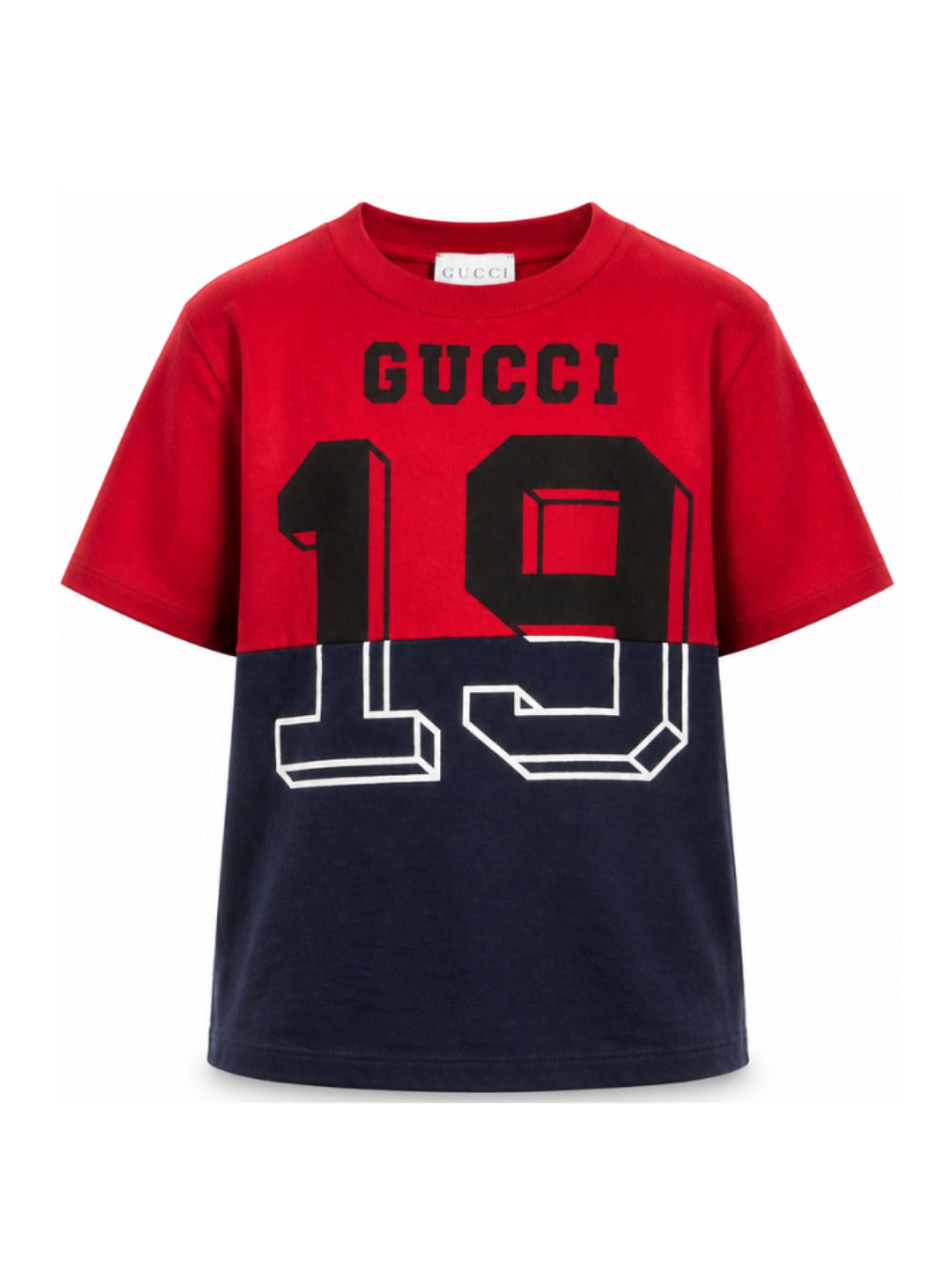 T-shirt per bambino Gucci Kids rossa con stampa Gucci 1921 872620XJHW9 6806 GUCCI KIDS