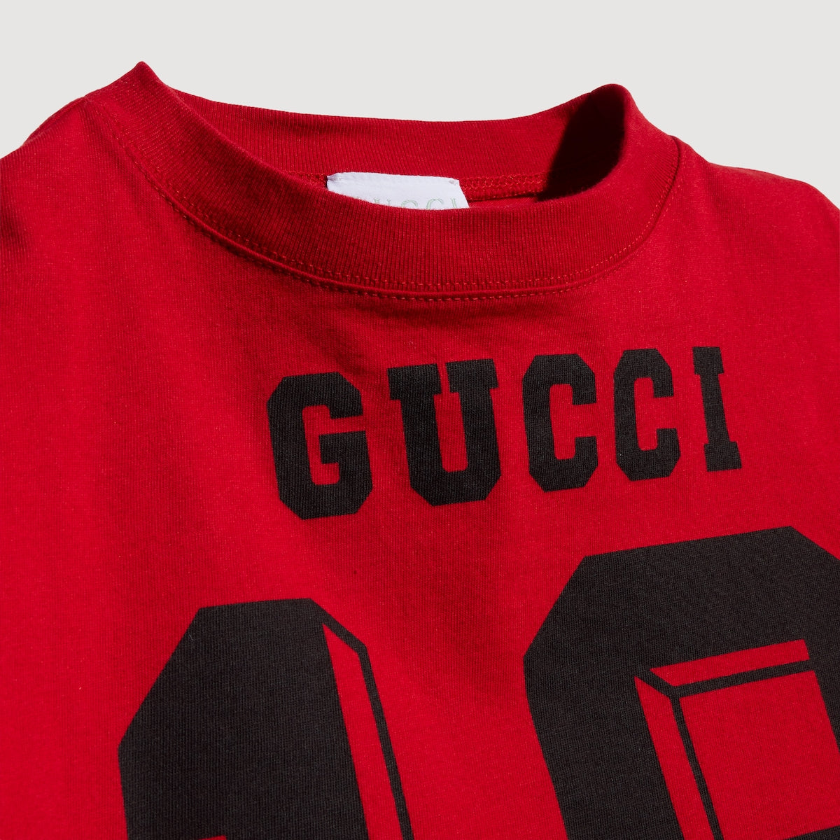 T-shirt per bambino Gucci Kids rossa con stampa Gucci 1921 872620XJHW9 6806 GUCCI KIDS