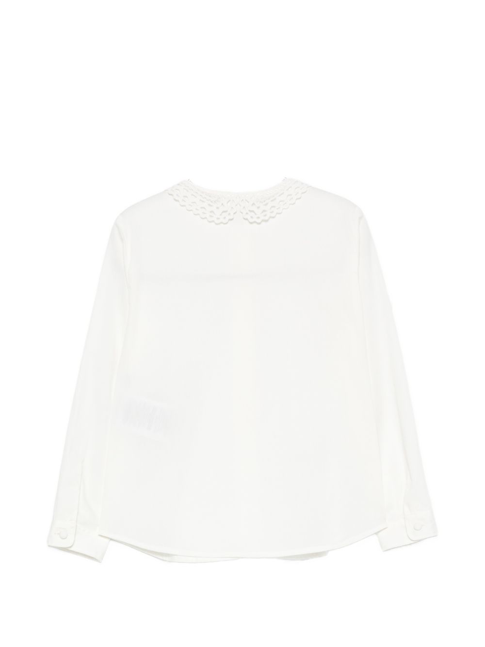 Camicia per bambina Gucci Kids bianca in pizzo 872837ZB365 9072 GUCCI KIDS