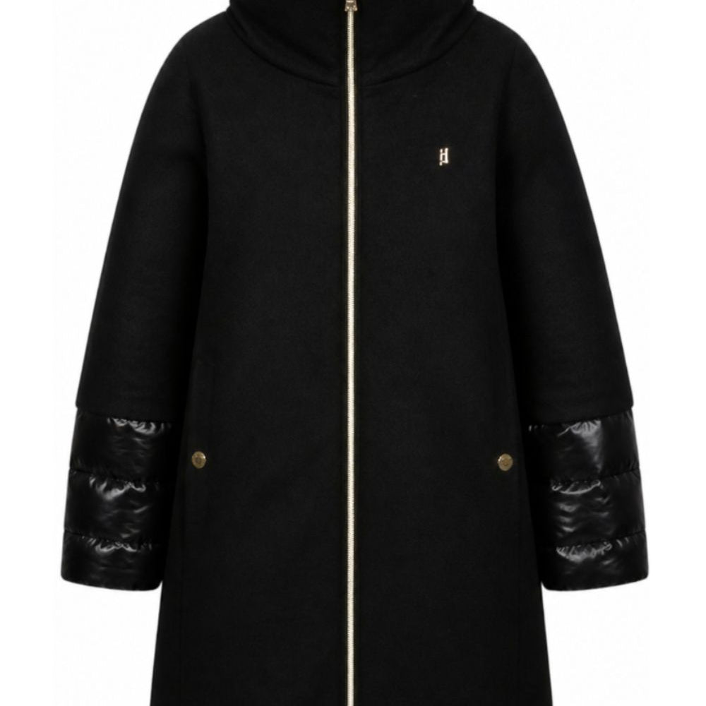Cappotto per bambina Herno Kids nero con design imbottito CA000014G33344 9300 HERNO KIDS