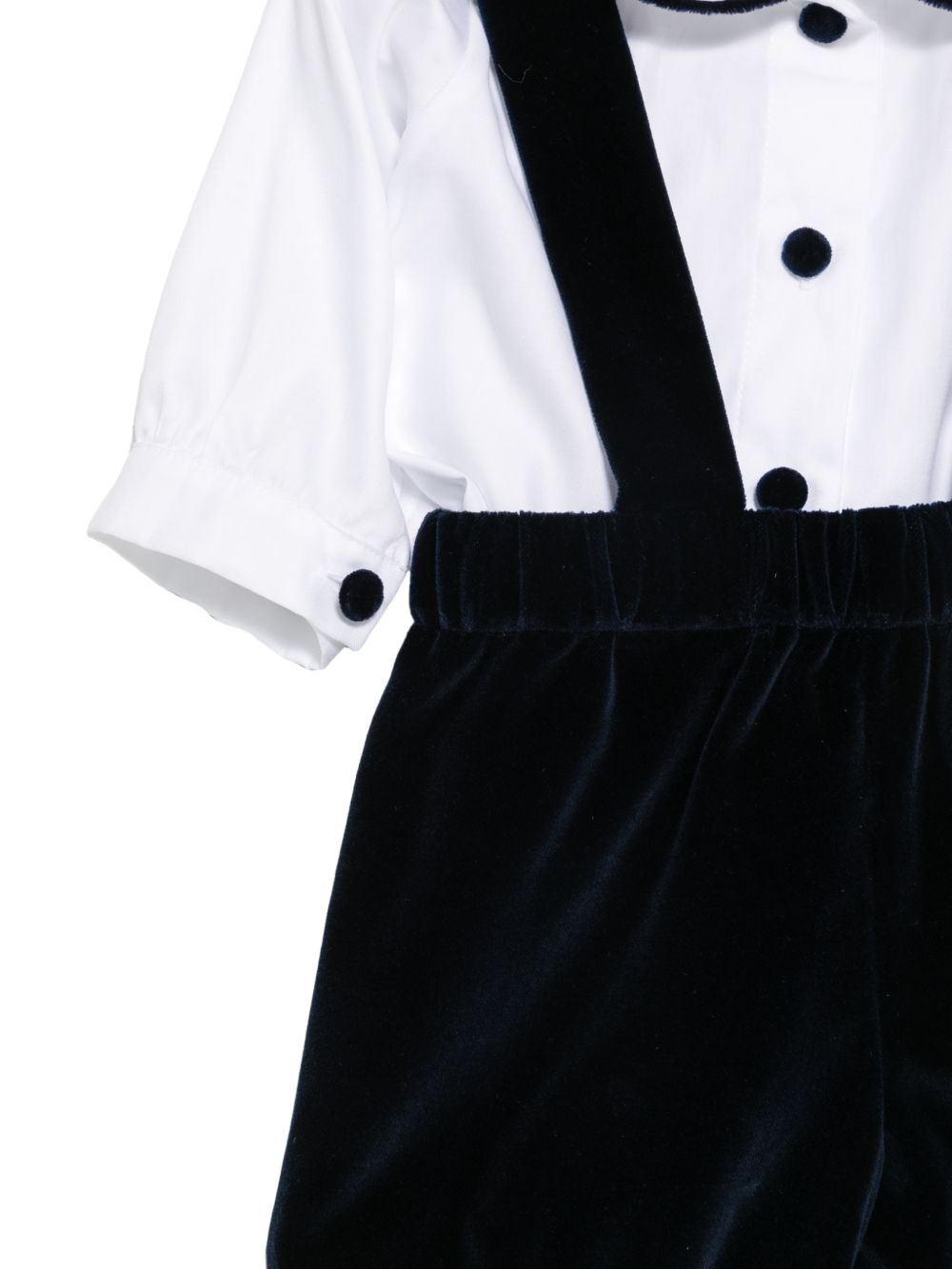 Completo per neonato Jesurum Kids multicolore salopette e camicia OFIUCO LEO 36 01 JESURUM KIDS