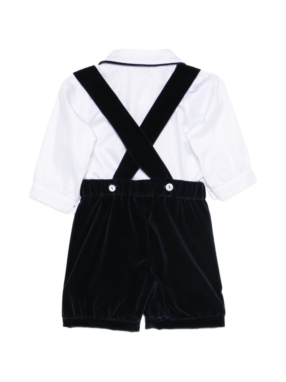 Completo per neonato Jesurum Kids multicolore salopette e camicia OFIUCO LEO 36 01 JESURUM KIDS