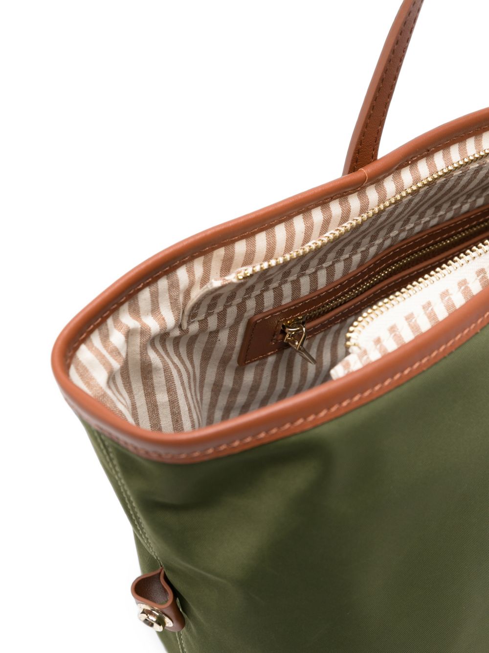 Borsa City Bag MC2 St. Barth verde con logo ricamato sul davanti CB0002 00131M MC2 ST. BARTH