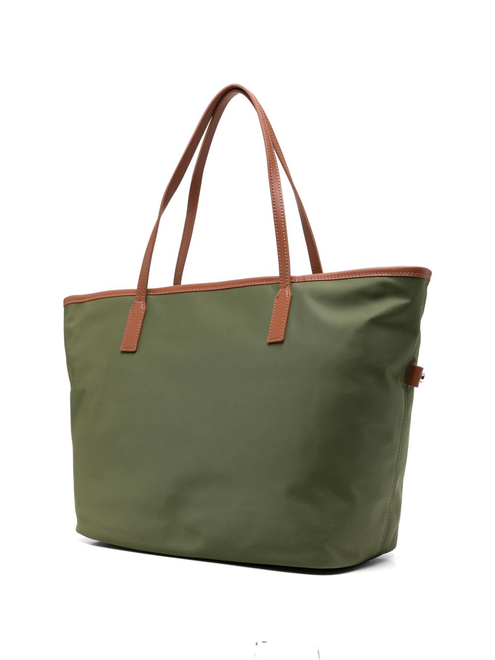 Borsa City Bag MC2 St. Barth verde con logo ricamato sul davanti CB0002 00131M MC2 ST. BARTH