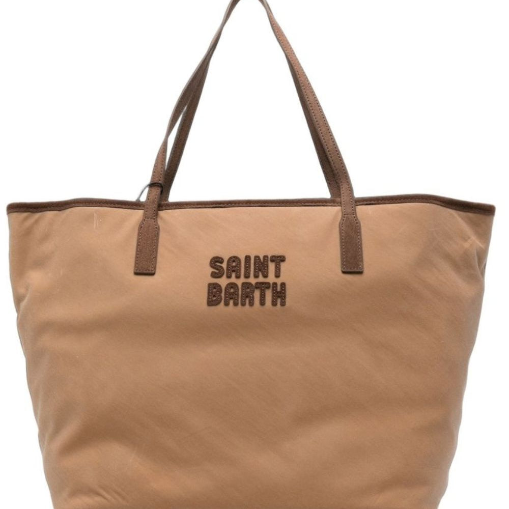Borsa City Bag Wax MC2 St. Barth marrone con rifinitura scamosciata CB0006 01015M MC2 ST. BARTH KIDS