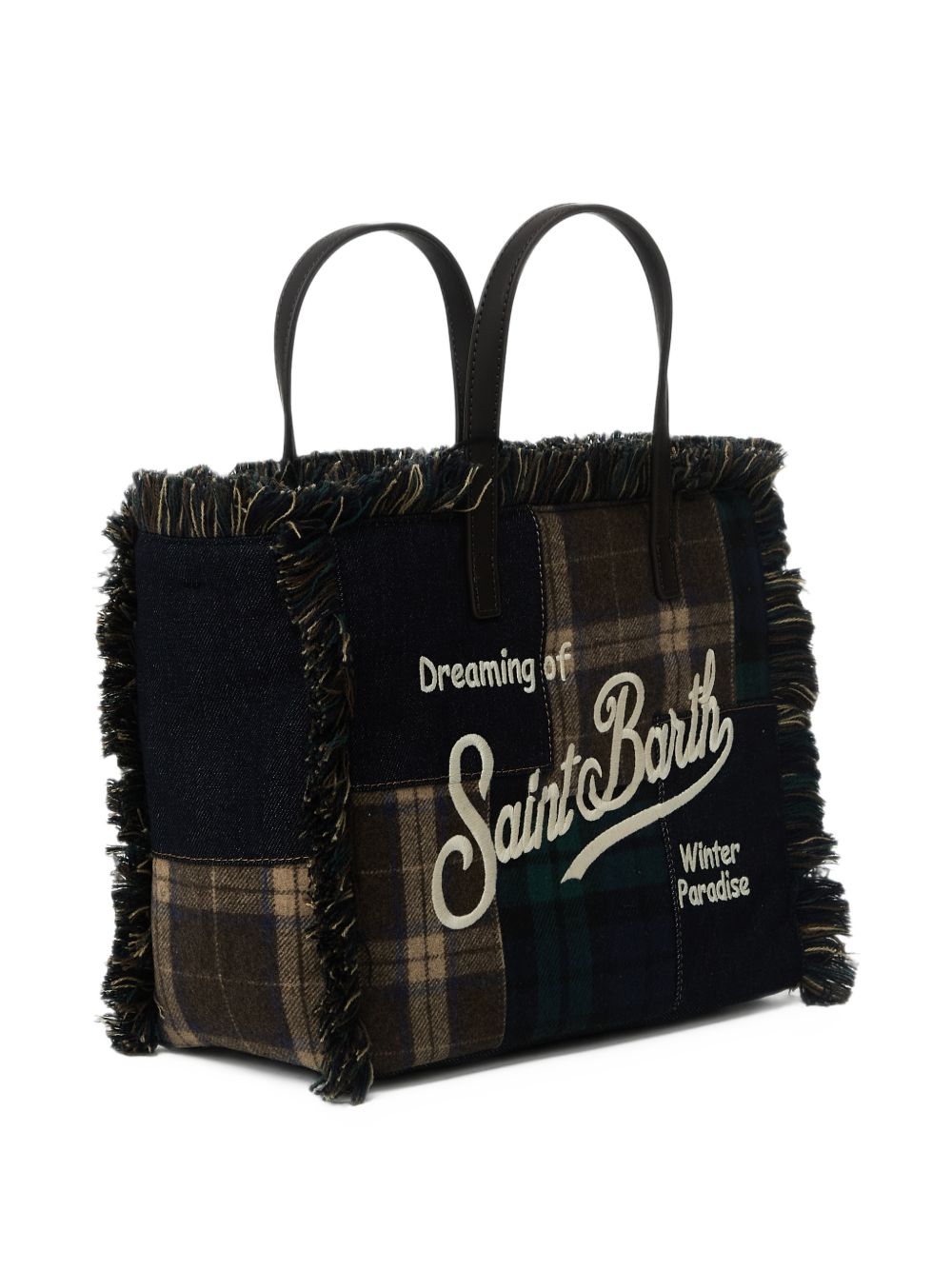 Borsa Colette Wool MC2 St. Barth multicolore con design patchwork COL0045 04125M MC2 ST. BARTH KIDS