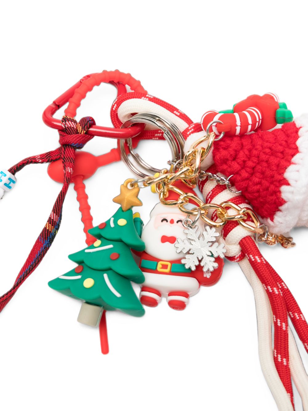 Portachiavi natalizio MC2 St. Barth multicolore a forma di pupazzo di neve FUNC001 00457M MC2 ST. BARTH KIDS
