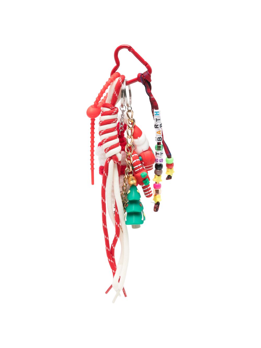 Portachiavi natalizio MC2 St. Barth multicolore a forma di pupazzo di neve FUNC001 00457M MC2 ST. BARTH KIDS