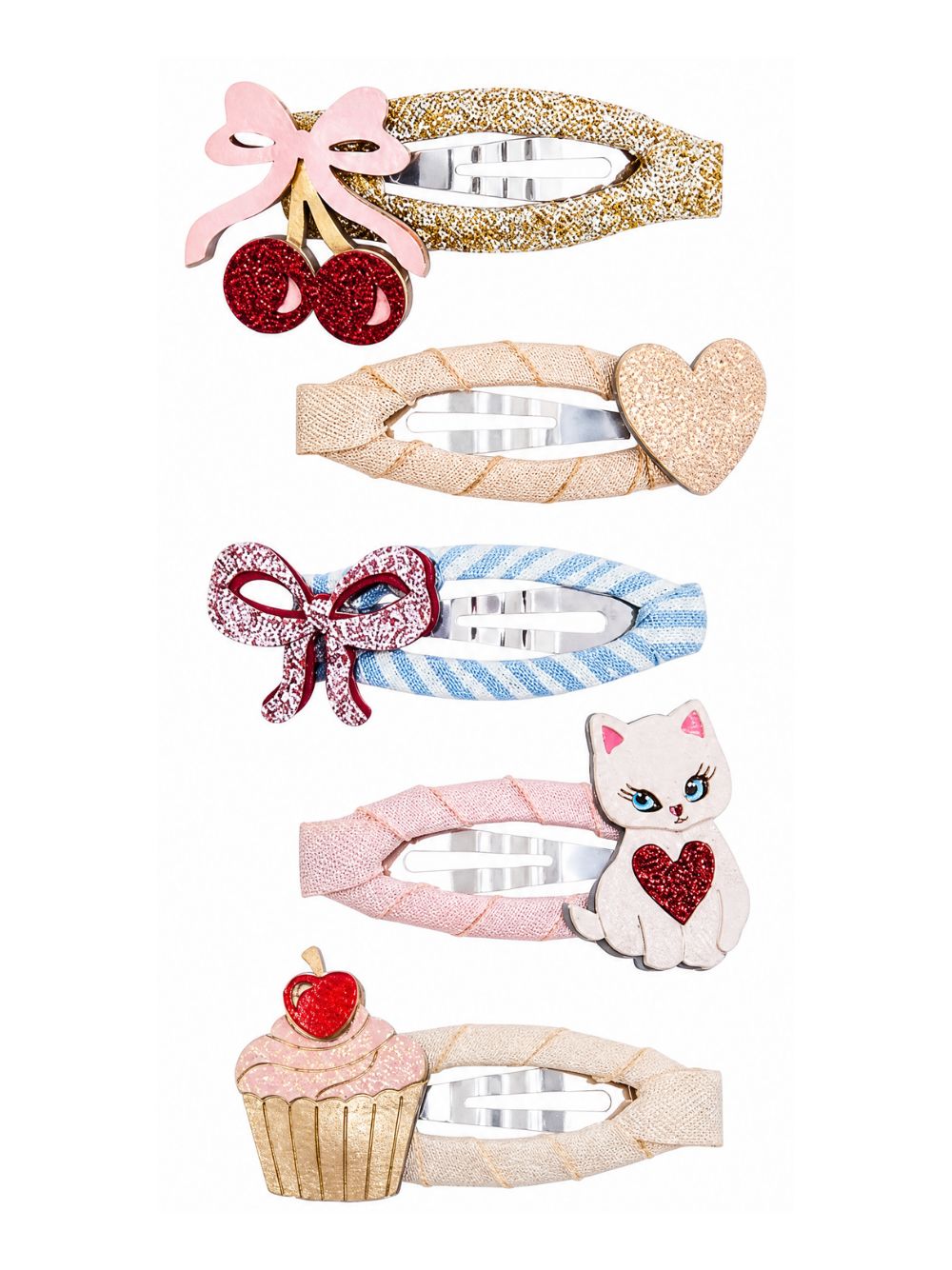 Set di cinque fermagli per capelli per bambina Mimi & Lula Kids multicolore con fantasie diverse 192046-47 KITTYBOW MIMI & LULA KIDS