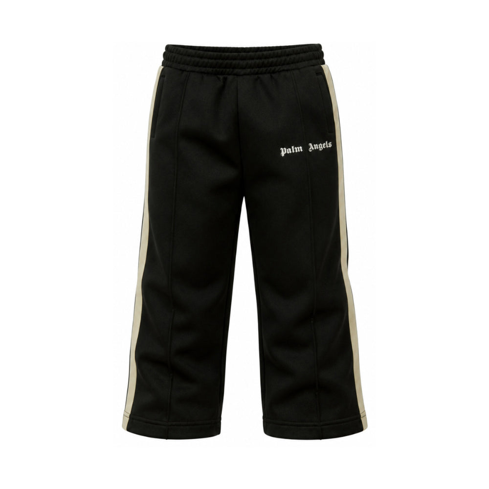 Pantaloni per bambino Palm Angels Kids nero con bande laterali F6PAJBPA029 110 PALM ANGELS KIDS