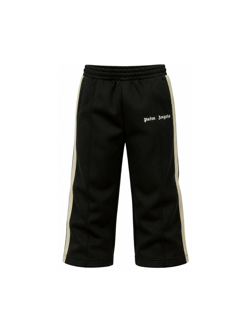 Pantaloni per bambino Palm Angels Kids nero con bande laterali F6PAJBPA029 110 PALM ANGELS KIDS