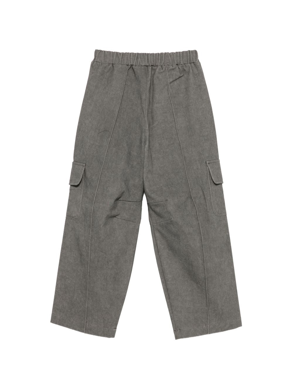 Pantaloni per bambino Palm Angels Kids grigi con logo in vita F6PAJBPA139 110 PALM ANGELS KIDS