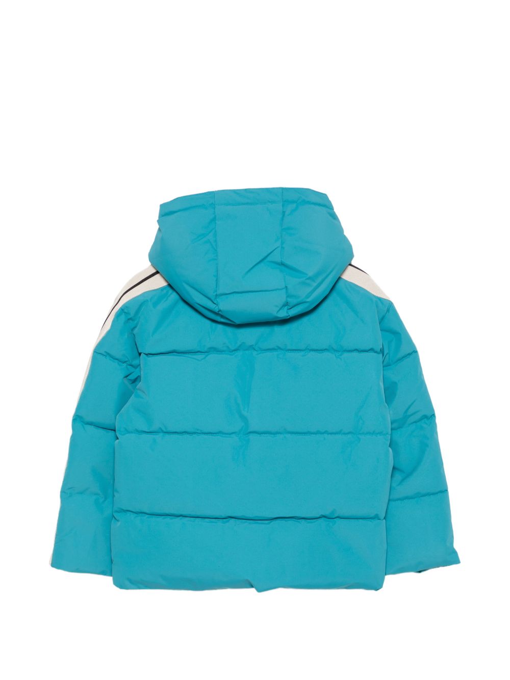 Giubbino per bambino Palm Angels Kids turchese con stampa logo F6PAJBPF005 1527 PALM ANGELS KIDS
