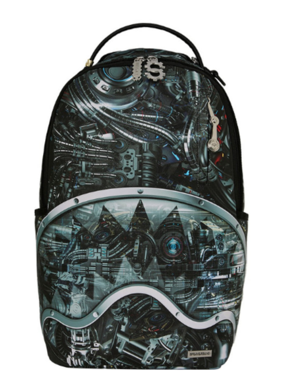 Zaino Full Cybershark per bambini Sprayground Kids grigio con stampa grafica all-over 910B8566 NSZ SPRAYGROUND KIDS