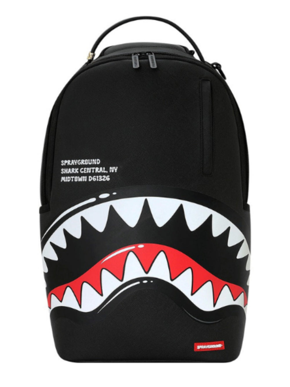 Zaino Shark Central Bubbly Back per bambini Sprayground Kids nero con Stampa Shark sul davanti 910B8727 NSZ SPRAYGROUND KIDS