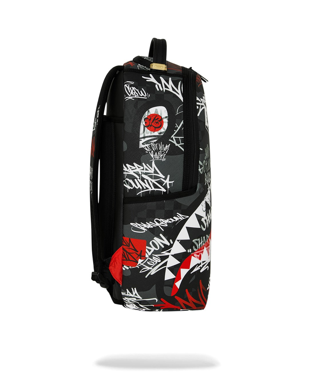 Zaino Tagged Up per bambini Sprayground Kid nero con tasca frontale con rilievo 910B8874 NSZ SPRAYGROUND KIDS