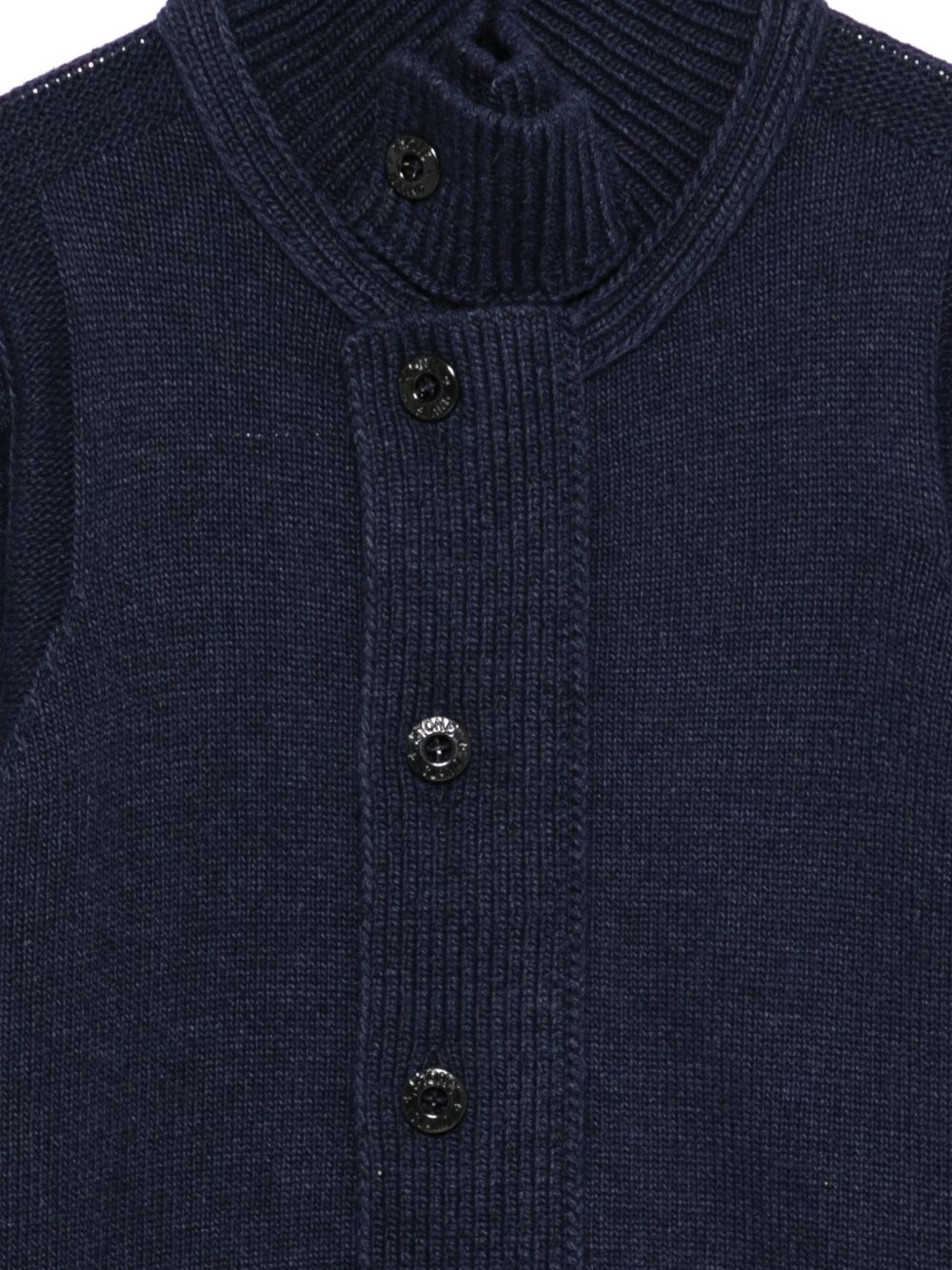 Maglione per bambino Stone Island Kids blu a collo alto L2S165100003S00M1 V0020 STONE ISLAND KIDS