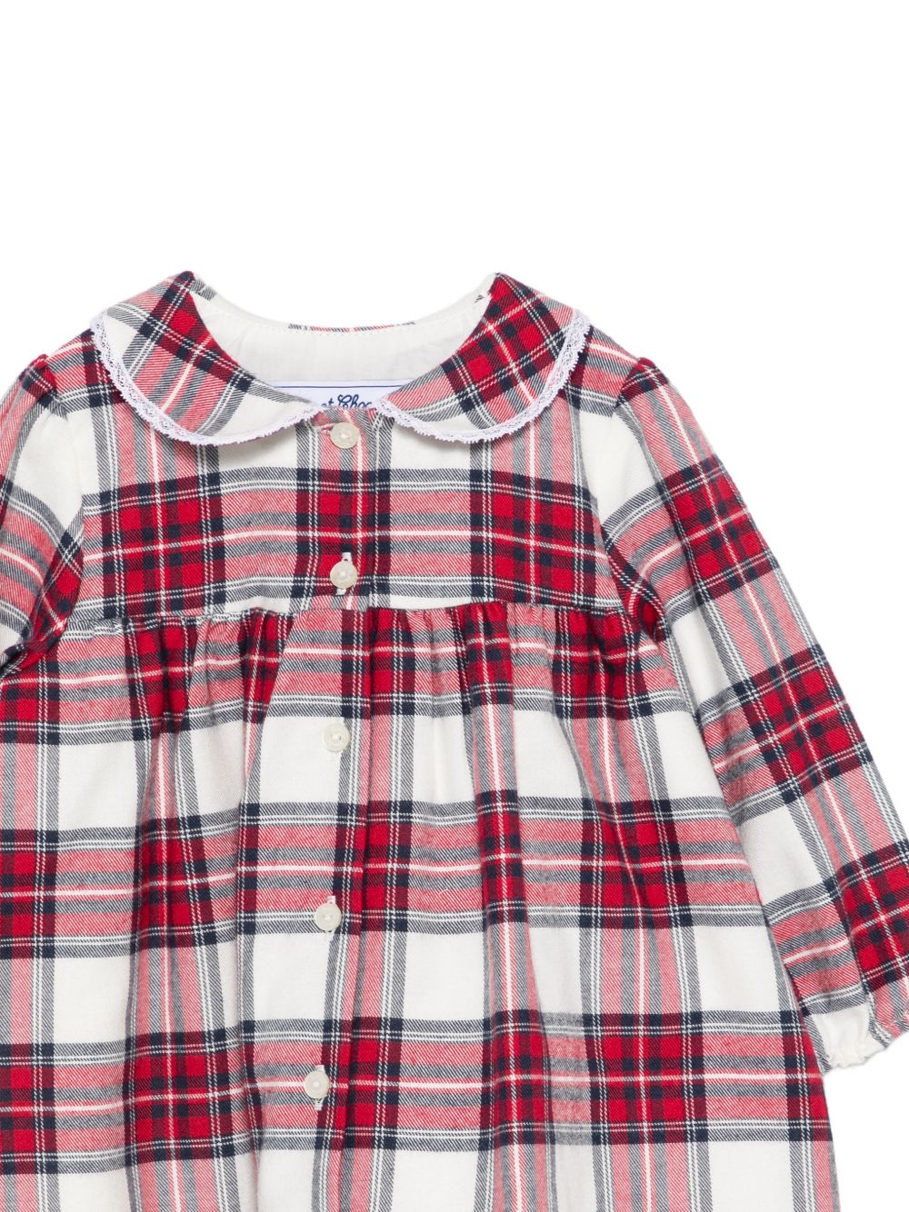 Abito per neonata Tartine Et Chocolat multicolore con colletto e motivo a quadri CD30231 13 TArtine & Chocolat KIDS