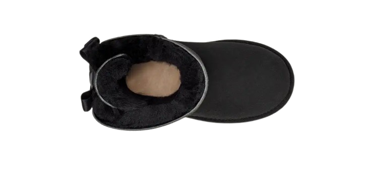 Stivali per bambina Ugg Kids neri con design senza aperture 1017394K BLK UGG KIDS
