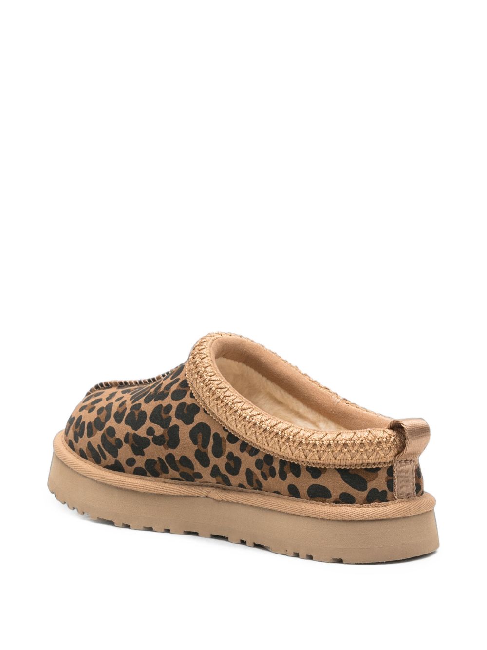 Ciabatte per bambina UGG Kids animalier con ricamo 1183570K TAN UGG KIDS