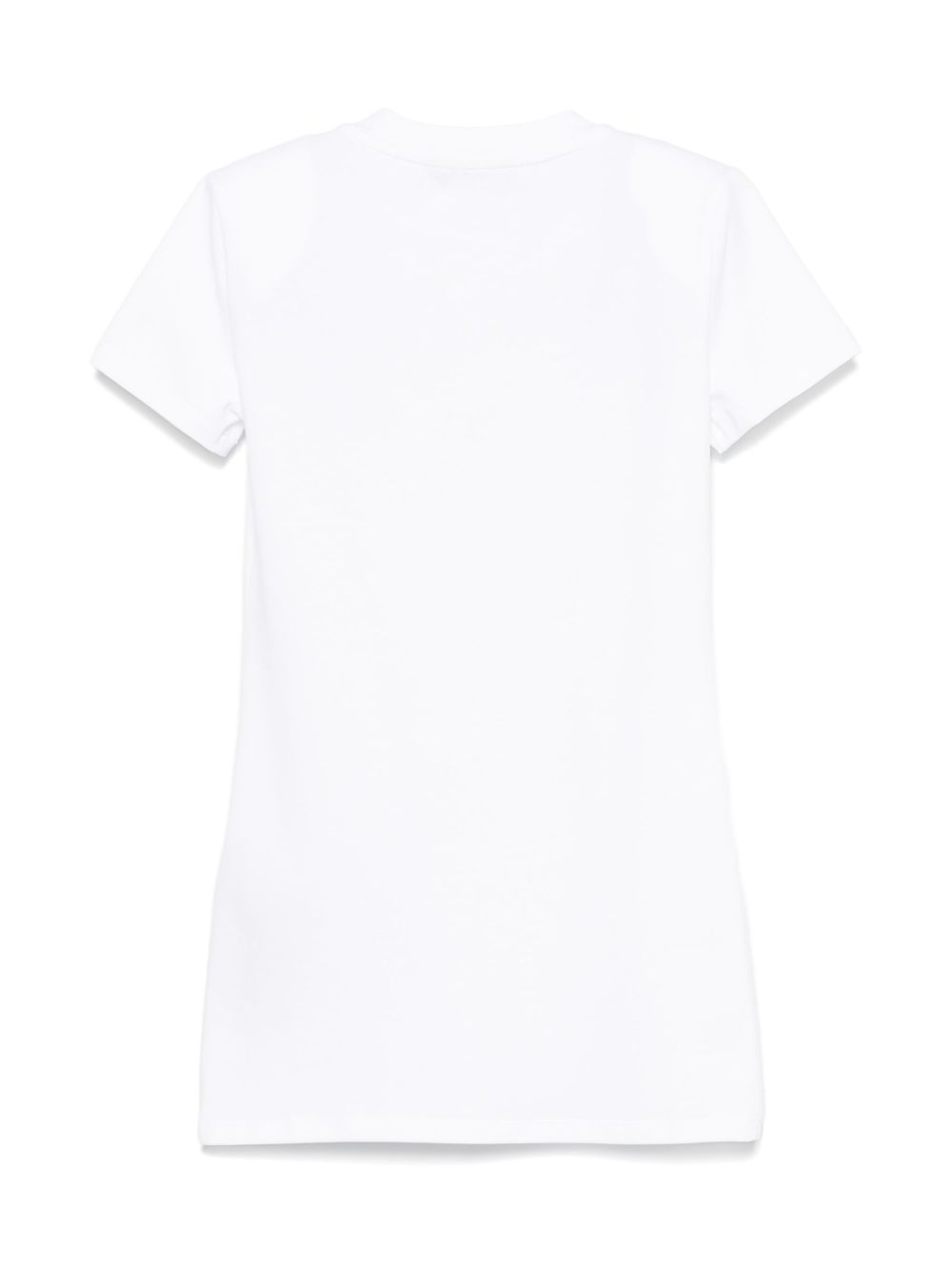 Abito modello t-shirt per bambina Balmain Kids bianco con decorazione logo BW1C01 Z2389 100NE BALMAIN KIDS