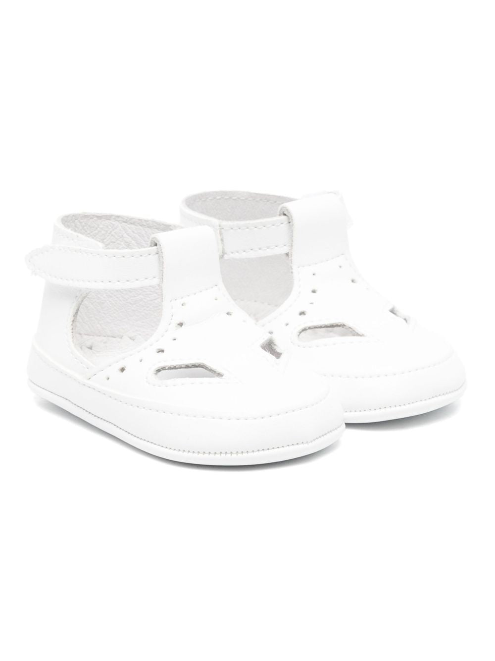 Scarpe primi passi per neonato Douuod Kids bianco in pelle BABY464 BIANCO DOUUOD KIDS