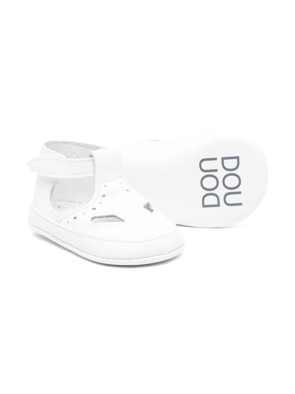 Scarpe primi passi per neonato Douuod Kids bianco in pelle BABY464 BIANCO DOUUOD KIDS