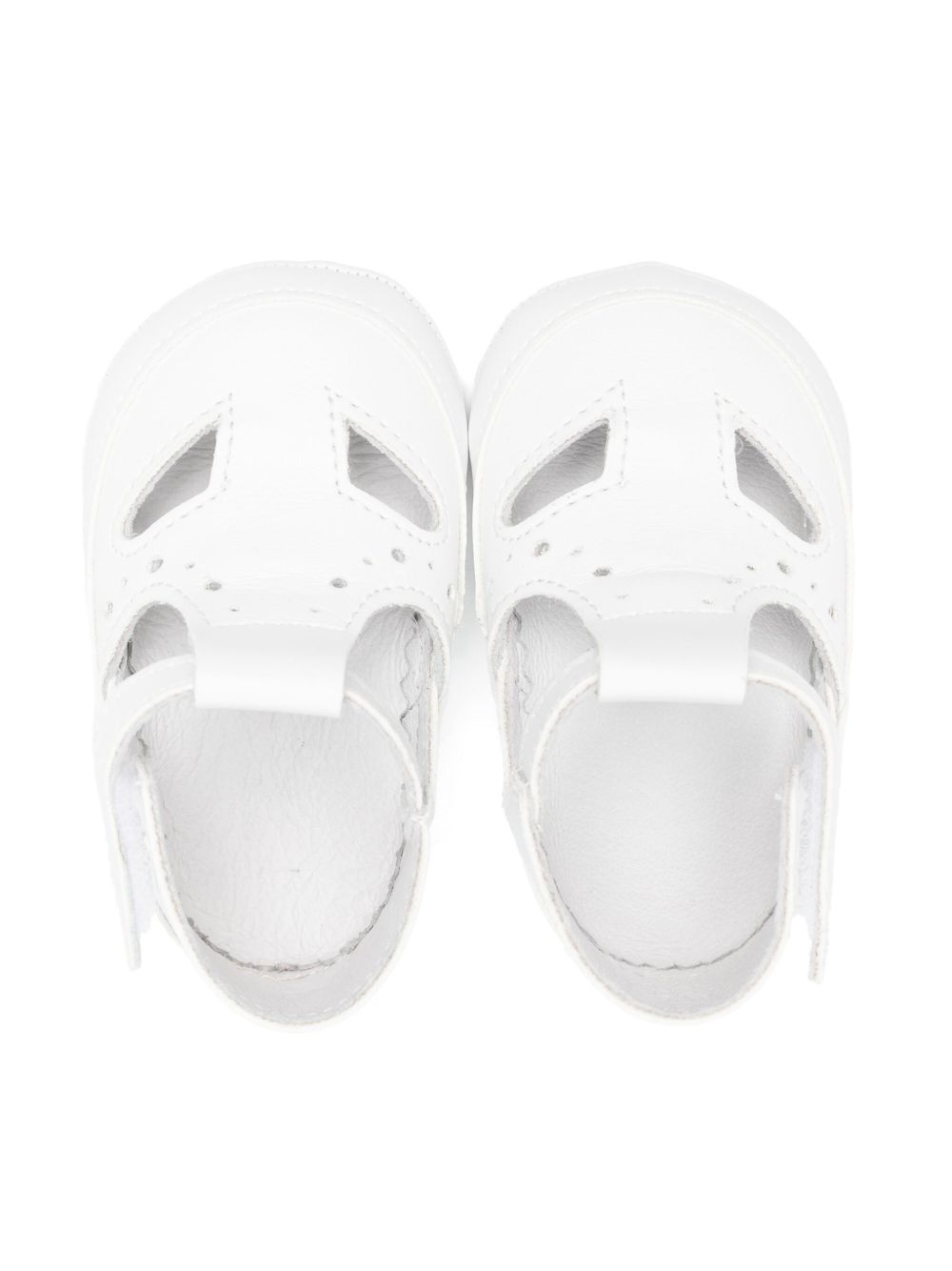 Scarpe primi passi per neonato Douuod Kids bianco in pelle BABY464 BIANCO DOUUOD KIDS