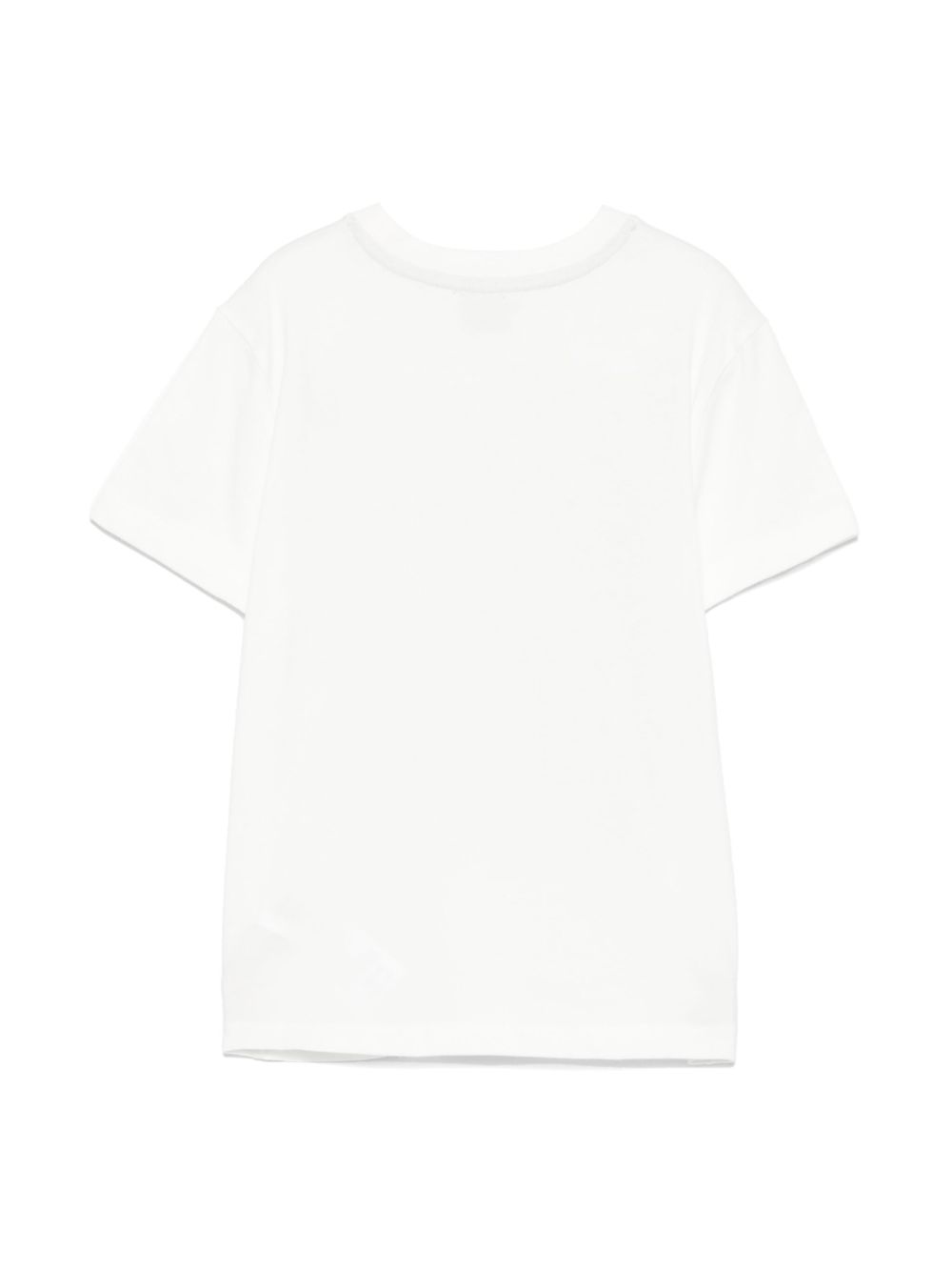T-shirt con stampa paisley per bambino Eleventy Kids bianc con orlo dritto EW8P11 Z1292 101BD ELEVENTY KIDS