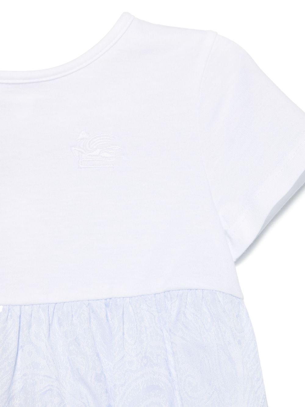 Tutina per neonato Etro Kids azzurro con caratteristico motivo Pegaso GWB540 P0472 600 ETRO KIDS