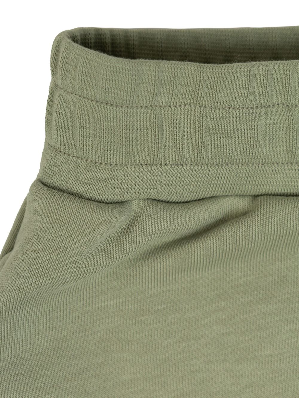 Shorts con stampa per bambino Golden Goose Kids verde con orlo dritto P01772P001514 35916 GOLDEN GOOSE KIDS