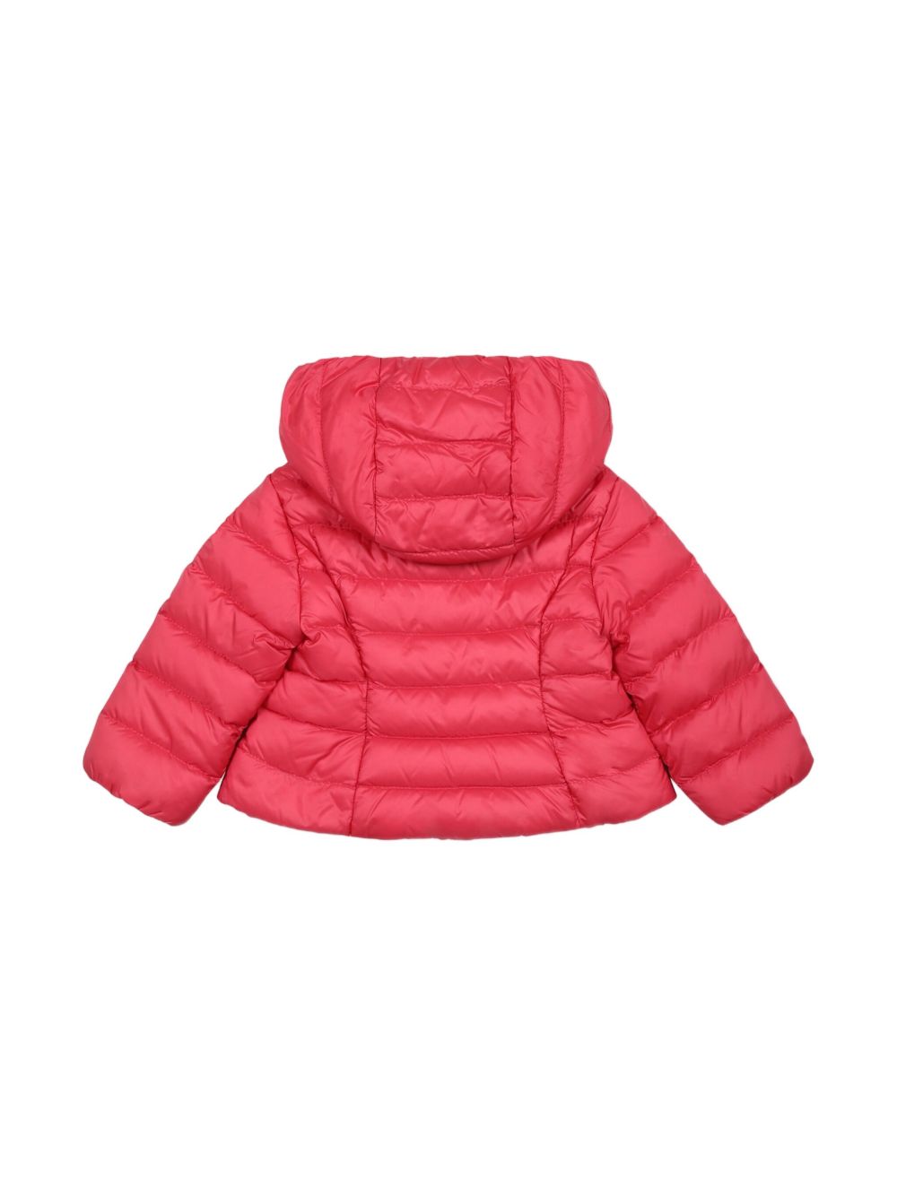 Piumino per neonata Moncler Enfant rosa con cappuccio K19511A00010597YF 542 MONCLER KIDS