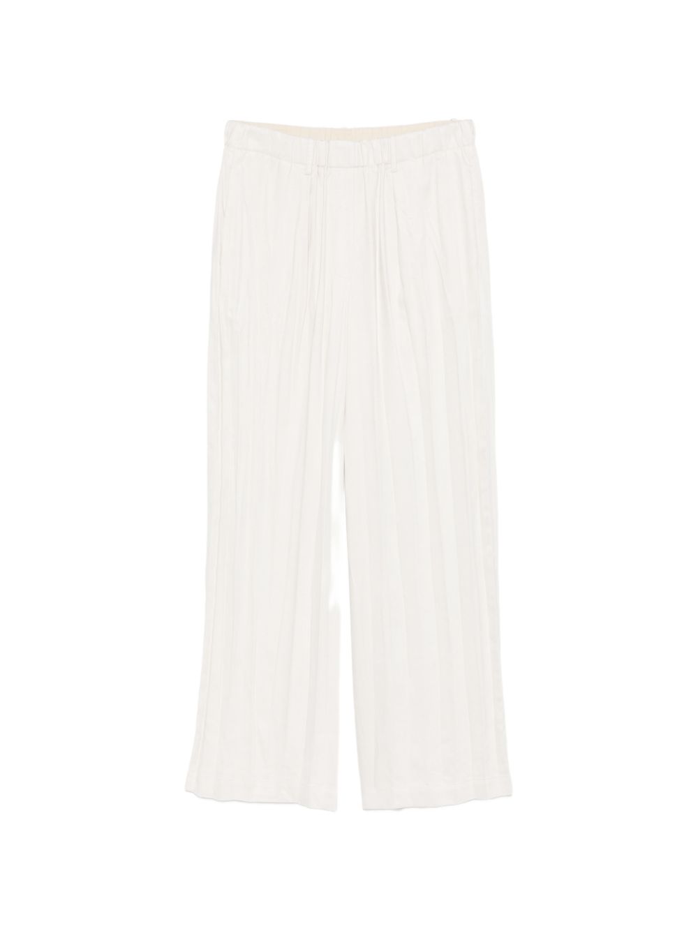 Pantaloni per donna Alysi beige con design plissettato 116138 P6021 GESSO ALYSI