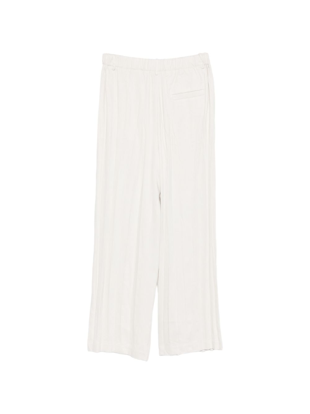 Pantaloni per donna Alysi beige con design plissettato 116138 P6021 GESSO ALYSI