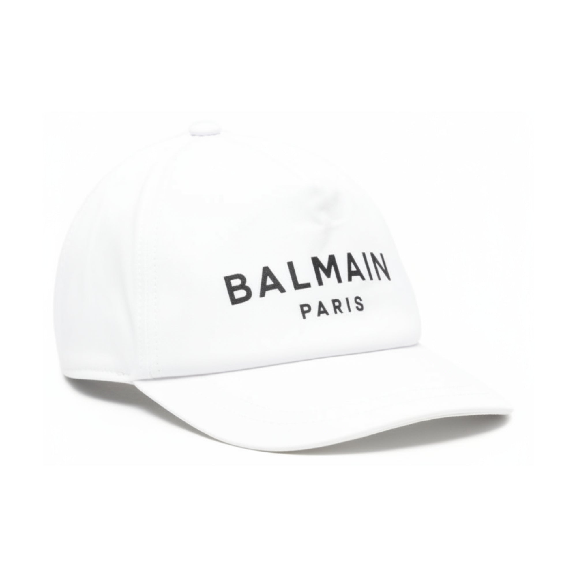 Cappello per bambini Balmain Kids bianco con logo BX0P17 Z1053 100NE BALMAIN KIDS